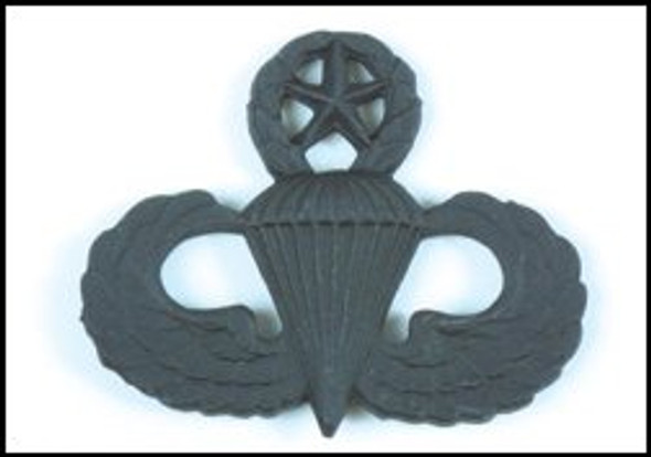 Qualification Badge-Master Parawings-Subdued Metal Pin-On