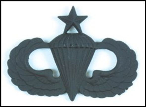 Qualification Badge-Senior Parawings-Subdued Metal Pin-On