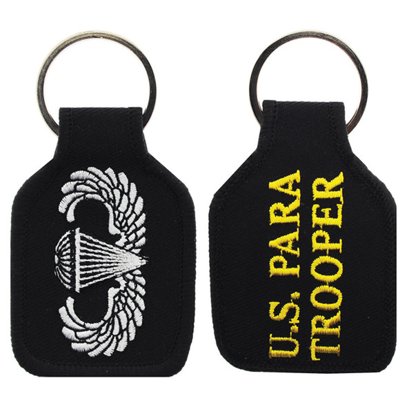U.S. Paratrooper Embroidered Keychain