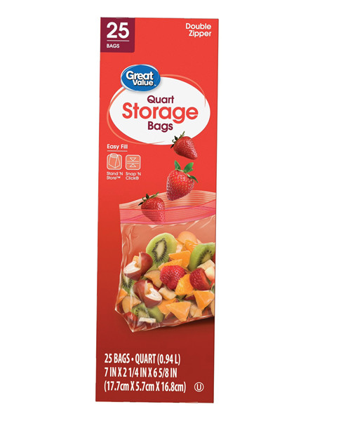 Storage Bags - 1 Quart Box of 25