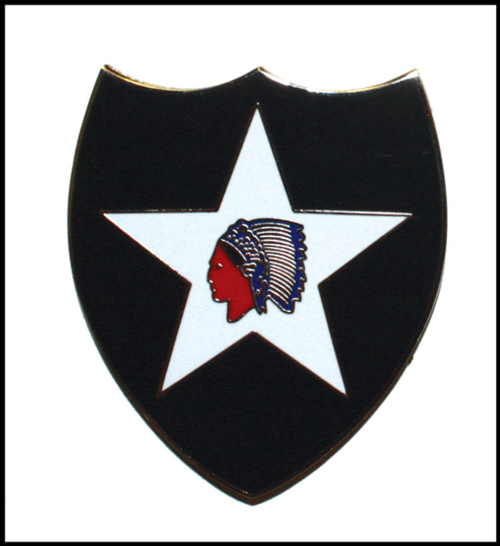 STA-BRITE Combat Service Badge - 2nd Infantry Division