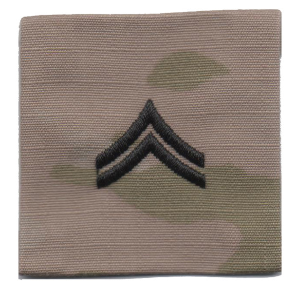 Rank-CPL E4, Corporal-2"x2" OCP (Single) Sew-On