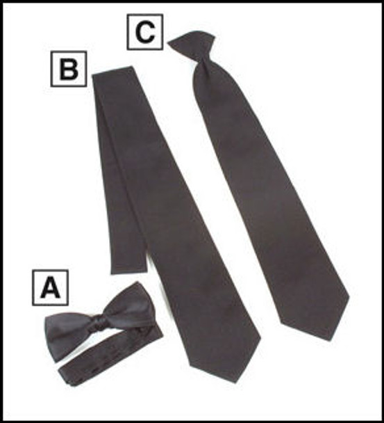 Clip on Tie.  Item C in Picture