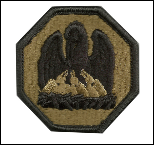 Patch-Louisiana National Guard-OCP with hook fastener