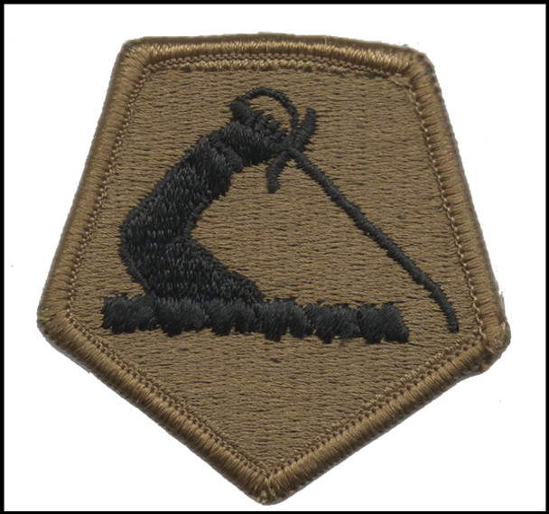 Patch-Massachusetts National Guard-OCP with hook fastener