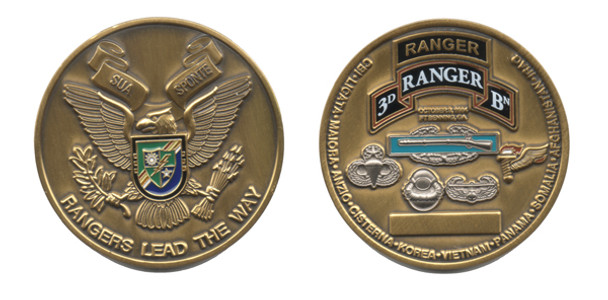 Challenge Coin-3rd Ranger Bn