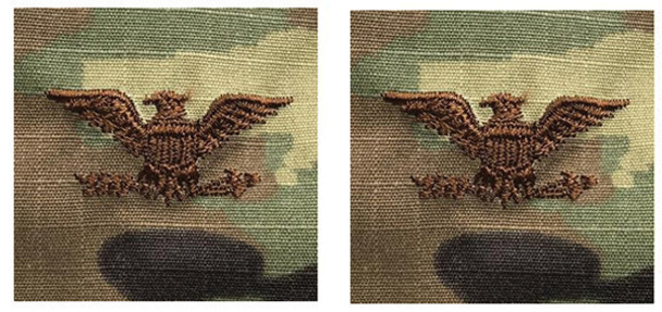 Air Force Rank-Colonel-OCP Sew-On (Pair) for Patrol Cap
