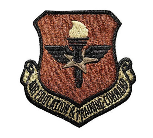 Air Force Patch-Air Education & Training Command-OCP with hook fastener