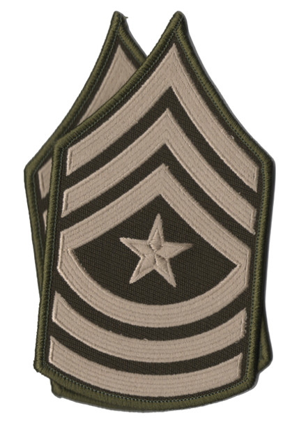 Male Rank-SGM E9, Sergeant Major-AGSU (Pinks & Greens)
