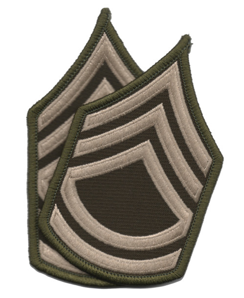 Female Rank-SFC E7, Sergeant First Class-AGSU (Pinks & Greens)