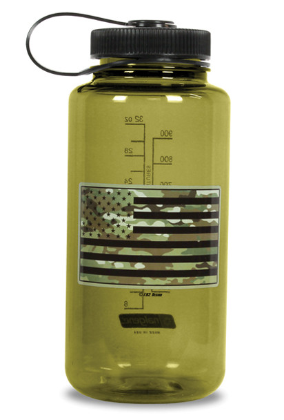 Nalgene Bottle with Flag