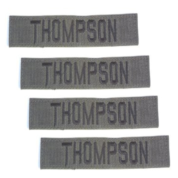 Name Tapes-Custom With Hook Fastener- 4 Pack