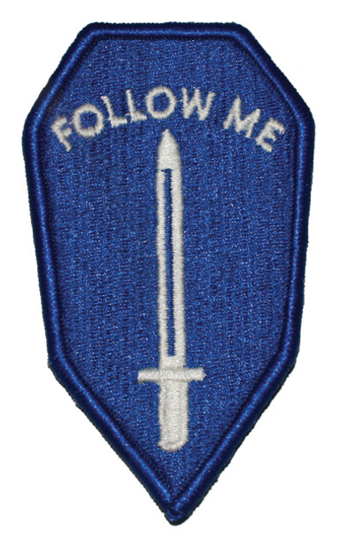 Patch-Infantry School-Dress with Hook Fastener