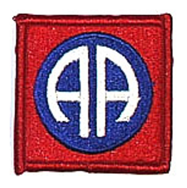 Patch-82 Airborne Division-Dress with Hook Fastener