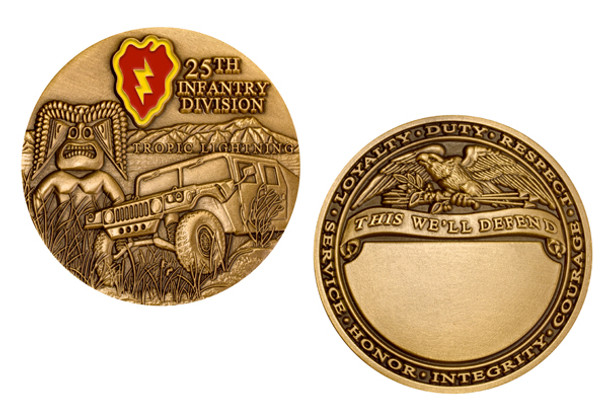25th Infantry Division Coin