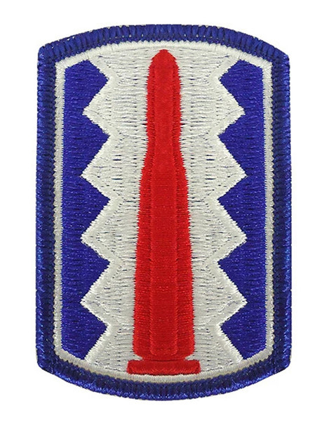 Patch-197th Infantry Brigade Color with Hook Fastener