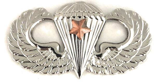 Qualification Badge-Combat Parawings-Sta-Brite Metal Pin-On