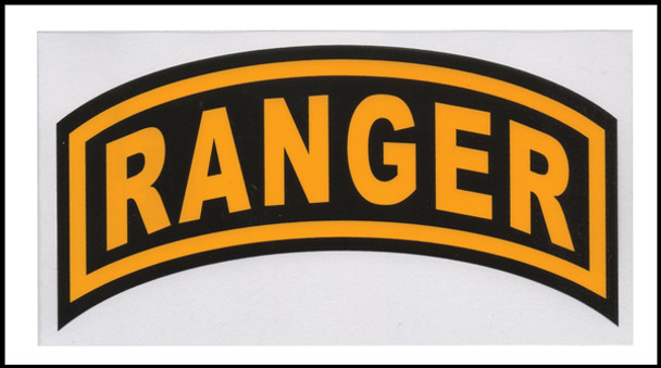 Ranger Tab Decal - 6.25" x 3.25"