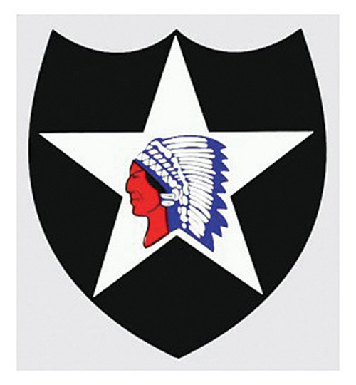 2nd Infantry Division Decal 3 6 quot x 4 quot