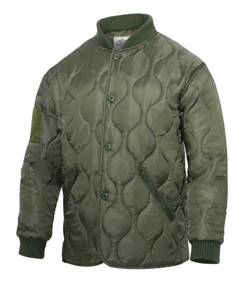 10445S Small 'Woobie Smoker Jacket' Coyote Field Jacket Liner w/ Butto –  Gibsons Tactical Tavern