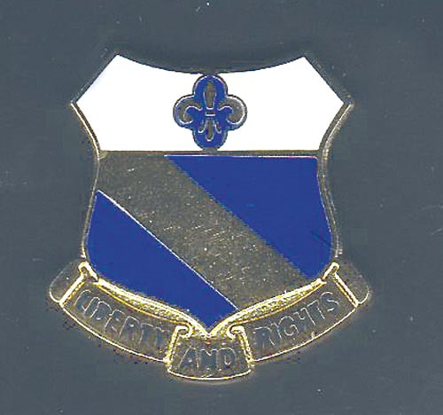 Crest-349th Regiment - Pair, 349, 349th, LIBERTY AND RIGHTS