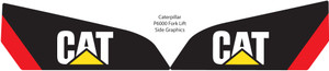 Caterpillar P6000 Forklift Decal Kit Caterpillar P6000 Forklift Decal Kit