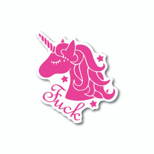 Unicorn "Fuck" Decal