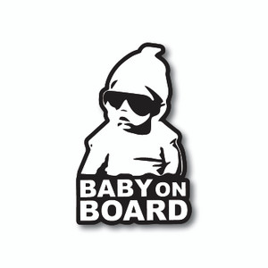 "BABY ON BOARD" Hangover Decal