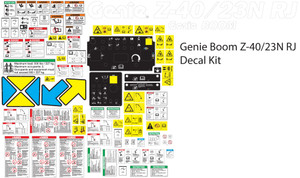 Genie Boom Z-40/23N RJ Decal Kit Genie Boom Z-40/23N RJ Decal Kit