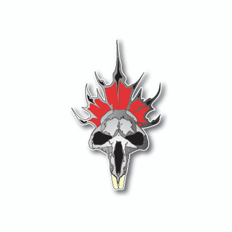 Beaver Skull Decal