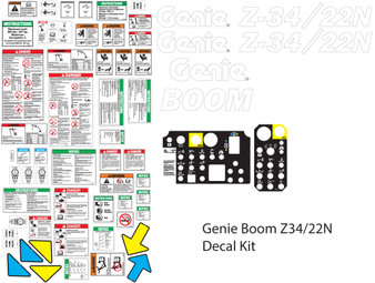 Genie Boom Z-34/22N Decal Kit