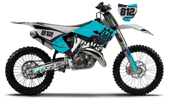 "Eclipse" Kit displayed on a 2015 Husqvarna TC125