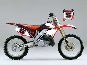 "Era" Kit displayed on 2000 Yamaha CR125