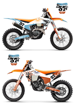 "Conflict" Moto Graffix Kit