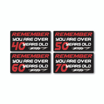 Remember You Are Old Decal