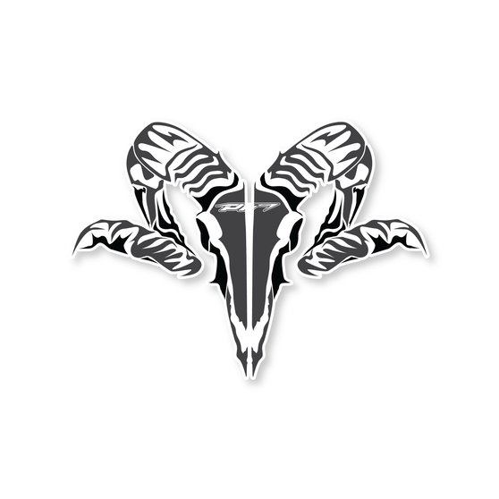 Ram Skull Decal