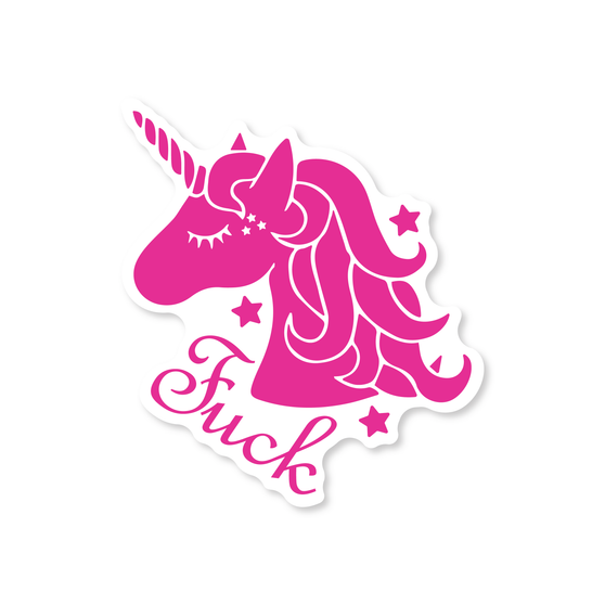 Unicorn "Fuck" Decal