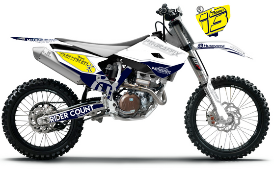 "Elevation" Kit displayed on 2015 Husqvarna TC250
