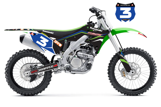"Flick" Kit shown on 2016 Kawasaki KX250