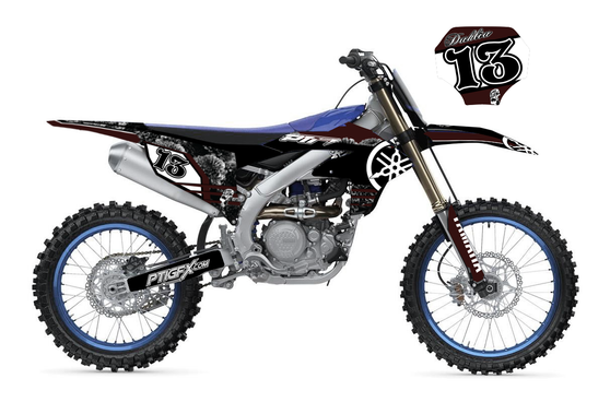 "Black Dahlia" Moto Graffix Kit