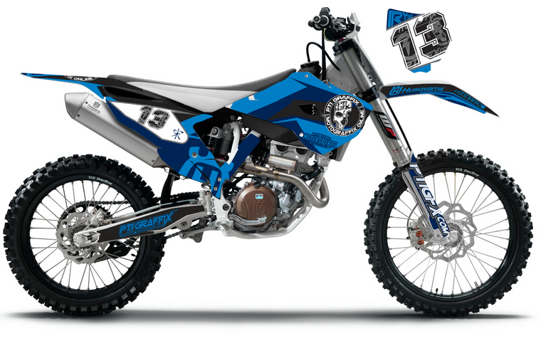 "Alpine" Kit displayed on 2015 Husqvarna TC250