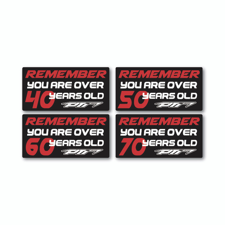 Remember You Are Old Decal