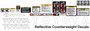2007 Toyota FGU 35 Decal Kit. High Bond & Reflective