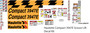 Haulotte Compact 3947E Scissor Lift Decal Kit