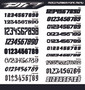 "Stagger" Moto Graffix Kit