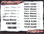 "Ambush" Moto Graffix Kit