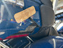 An image of the bandage decal holding plastics together on a Harley Davidson motorcycle