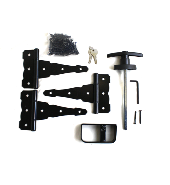 6 Pack Heavy Duty Tee Hinge, 150mm 6 Inch T Hinge Metal Strap Tee Hinge With Screws For Shed Doors 87372156