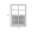 Vertical Slider Window with Tempered Glass Window Dimensions 18" x 27"