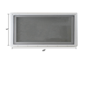 Awning Inward Opening Double Pane Tempered Clear Low E Window Dimensions 48" x 12"